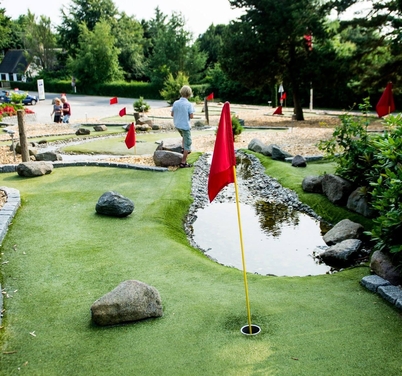 Minigolf spielen auf Langeland